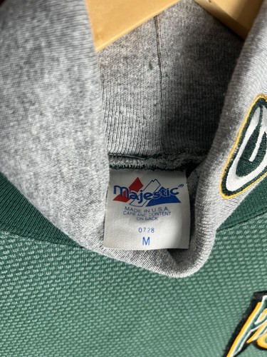 Vintage Green Bay Packers 1990S Green Sweater With Gray Turtleneck - Picture 5 of 8