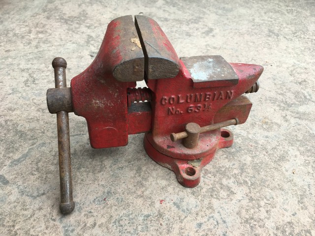 Vintage Columbian No 63 Red Arrow 3 Bench Vise For Sale Online