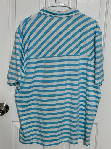 Vineyard Vines Poloshirt Herren XL Performance Kurzarm blau gestreift - Bild 6 von 7