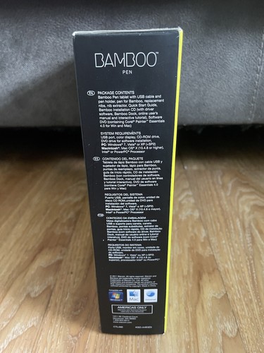 Brand New CTL460 Bamboo Pen Tablet CTL-460 / K0-AX Mac Window Free Ship - Picture 5 of 11