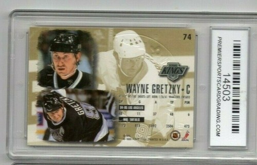 96 Fleer Ultra Wayne Gretzky Gold Medallion #74 PSCG 10 MINT Kings GRADED - Picture 2 of 2