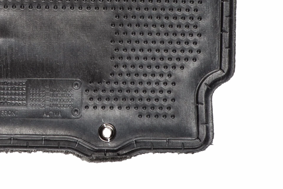 Juego de alfombrillas delanteras y traseras Nissan Altima 2008-2012 negras carbón OEM Foto 4 de 4