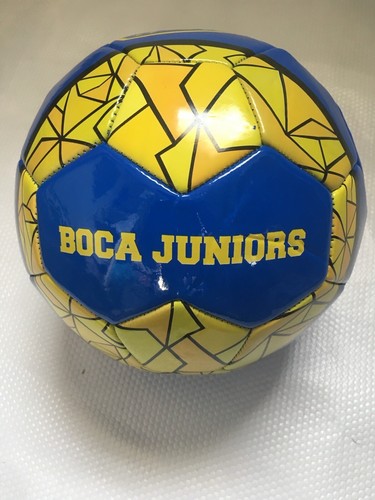 Fußball # 2. Combo 1/4 Bälle River P schwarz/weiß Boca Junioren gelb/blau. - Bild 5 von 16