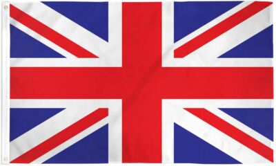 ''UNITED KINGDOM'' flag 2x3 ft polyester banner sign Union Jack UK European UN