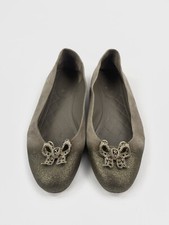 Original Chanel CC Sparkle Toe Luxus Designer Ballerina / Gr. 38 1/2