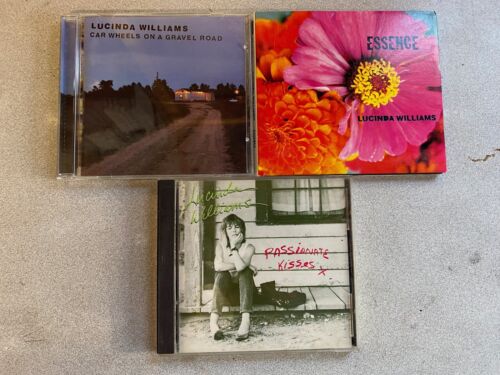 Lucinda Williams CD Lot of 3! Passionate Essence Car Wheels - Imagen 1 de 2