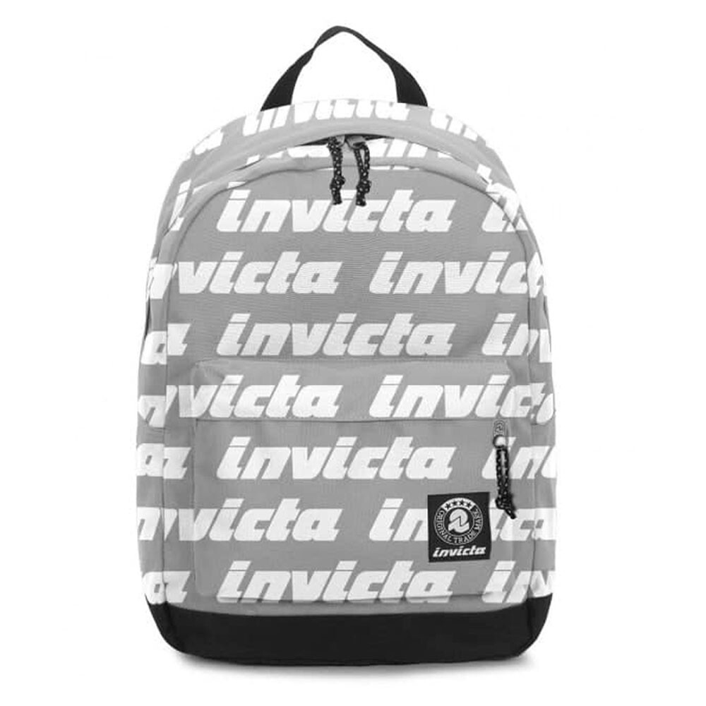 Zaino Invicta Carlson Lettering 206001877/GRIGIO in Offerta Scuola tempo libero