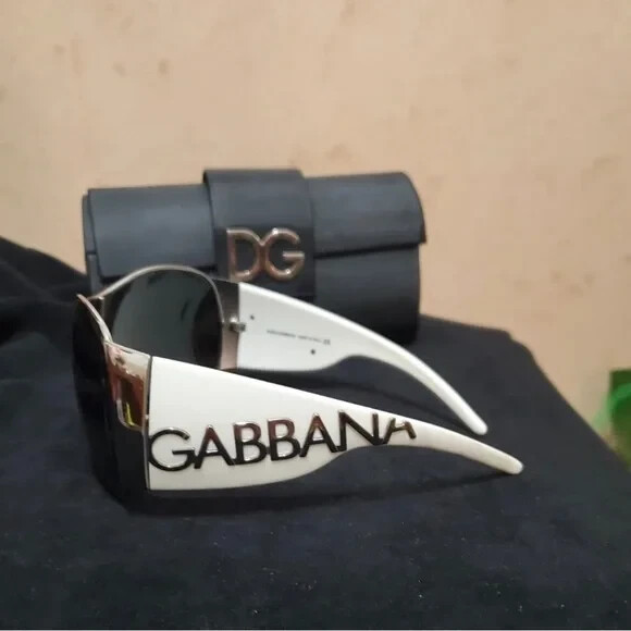 RARE + MINT Genuine DOLCE & GABBANA DG2005 05/6G 120 White