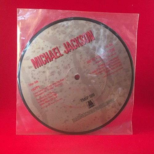 MICHAEL JACKSON Happy 1975 UK 7" vinyl PICTURE DISC single motown record - Picture 2 of 2