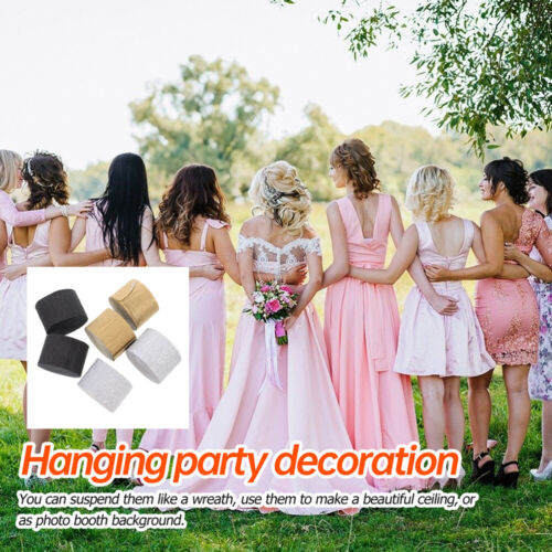 9 Rolls Decorative Baby Shower Streamers Birthday Party Streamers - 第 9/12 張圖片