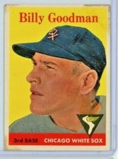 1958 Topps #225 Billy Goodman - Chicago White Sox 3rd Base