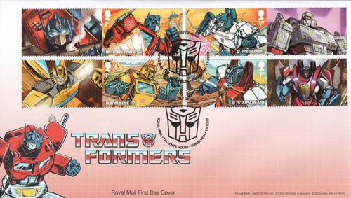 GB 2022 Transformers - Smilers / Collectors Sheet - FDC (2) GS-145/LS-143 - Picture 2 of 4