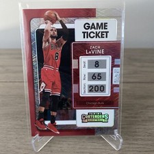 2021 -2022 Contenders Basketball Zach Lavine Game Ticket Anniversary Edition