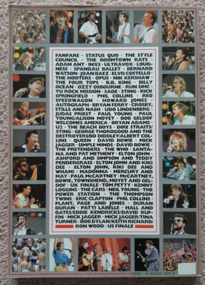 LIVE AID - WORLD WIDE CONCERT BOOK 1985 | eBay
