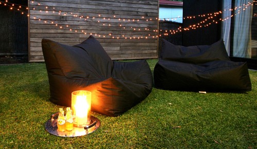 Sunproof Olefin Deluxe Water Resistant UsTime Double Chair Bean Bag - Picture 4 of 29