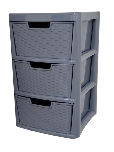 Large 2 3 & 4 Plastic Rattan Drawer Storage Tower Unit Chest Office Home School - Picture 34 of 53