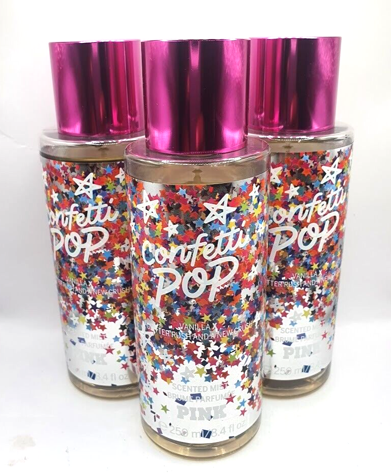VICTORIA'S SECRET PINK CONFETTI POP BODY MIST 8.4 FL OZ