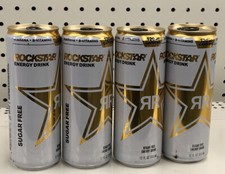 Rockstar Sugar Free Energy Drink, 12oz Cans (4 Pack) Fast Free Shipping
