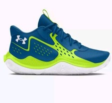 Under Armour Jet '23 Blue Unisex Kids Shoes Size 5Y 3026635-401 New
