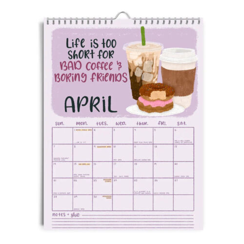 Here We Fucking Go Again 2025 Calendar,Fucking Calendar 2025 Planner RK - Picture 14 of 16