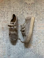 Women's Toni Pons Tan Suede Lace-Up Sneakers Size 38