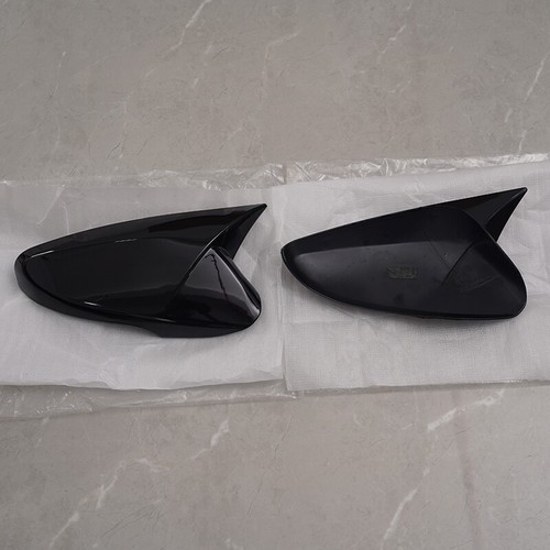 For Hyundai Elantra 2011-16 OX Horn Black Car Rearview Mirror Cover Trim Decor - Bild 5 von 9
