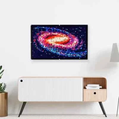 UNIQUEDISPLAY Display Case for Lego 31212 The Milky Way Galaxy