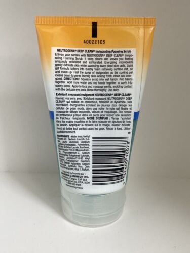 Neutrogena Deep Clean Invigorating Facial Scrub 4.2 fl oz - CANADIAN SELLER - Picture 2 of 2