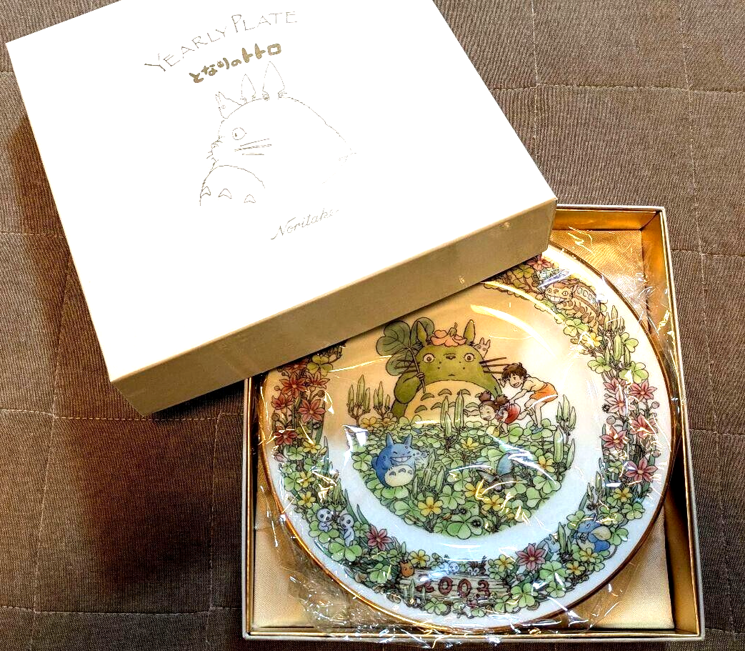 ノリタケ となりのトトロ イヤープレート5枚セット（年別絵皿） 2000~03