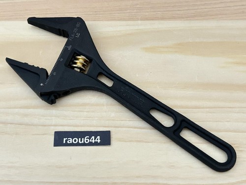 FUJIYA KUROKIN FLA-28-BG ADJUSTABLE WRENCH (JAW OPEN 28mm) - Picture 1 of 24