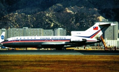 China Airlines Boeing 727 B-1818 @ Hong Kong 1974 - postcard | eBay