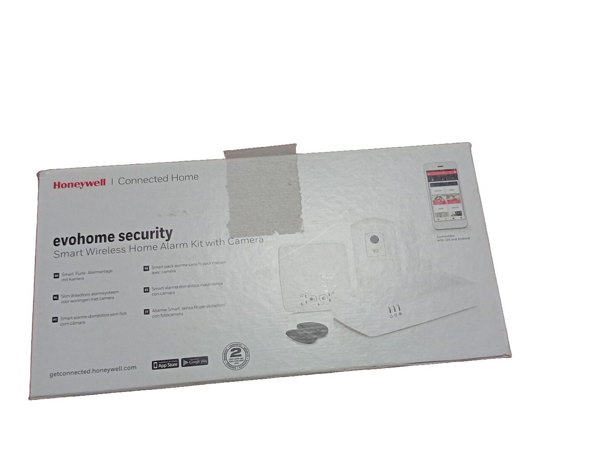 Honeywell HS912S Smart Wireless Home Alarm Kit with Camera New Evohome  Security