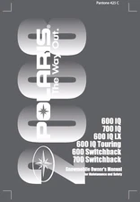 Polaris Owners Manual Book 2008 600 IQ Touring