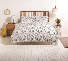 Outline Floral Single Reversible Bed Set By Sainsbury’s BNWT