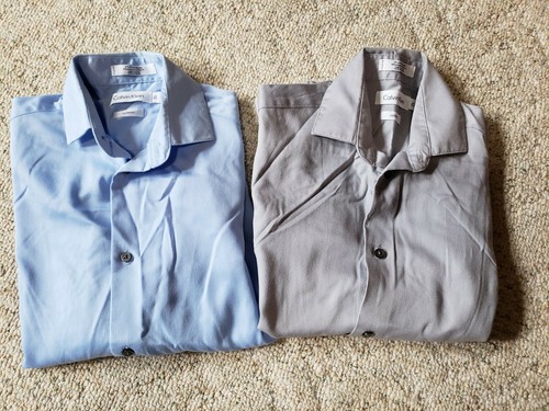Calvin Klein boys lot of 2 sateen long 