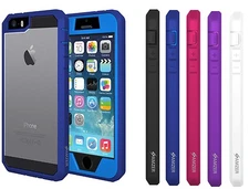 AMZER FULL BODY HYBRID HARD CASE COVER + SCREEN PROTECTOR FOR IPHONE SE