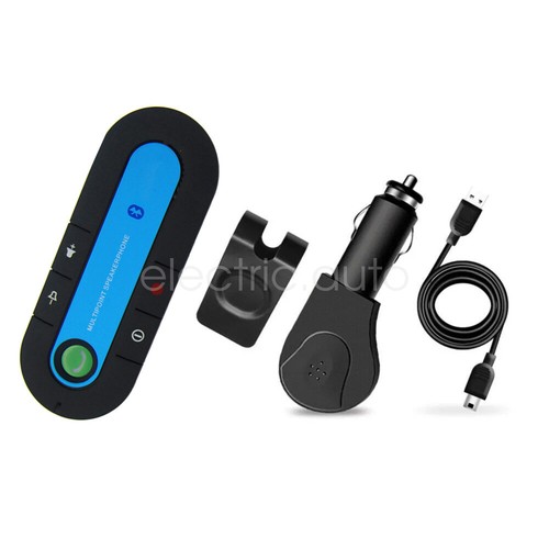 Wireless Bluetooth Speaker Hands-Free Car Kit Speakerphone Visor Clip Receiver - Picture 18 of 18
