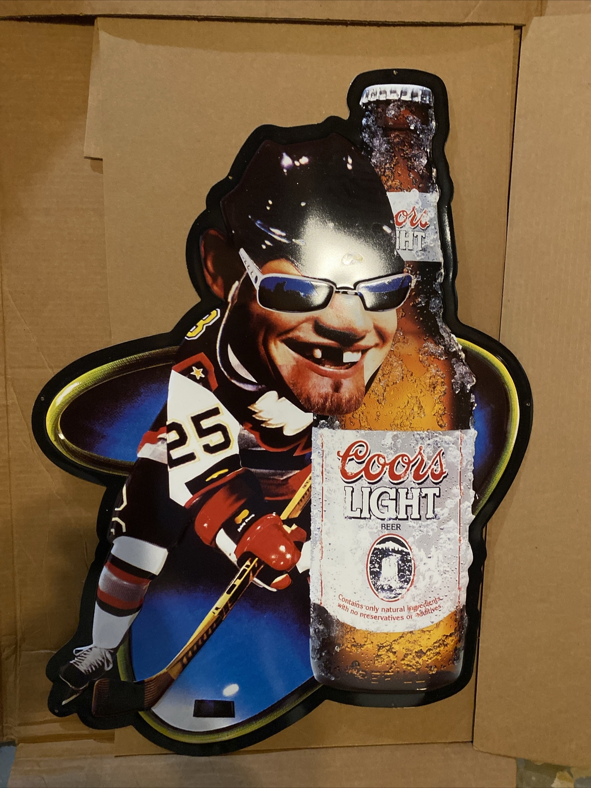 coors light hockey sign eBay