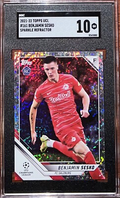 Benjamin Sesko 2021-22 Topps UEFA Champions League Rookie