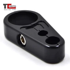 1PC 1" 25mm Handlebar Brake Clutch Cable Wire Clamp Clip For Motorcycle Aluminum