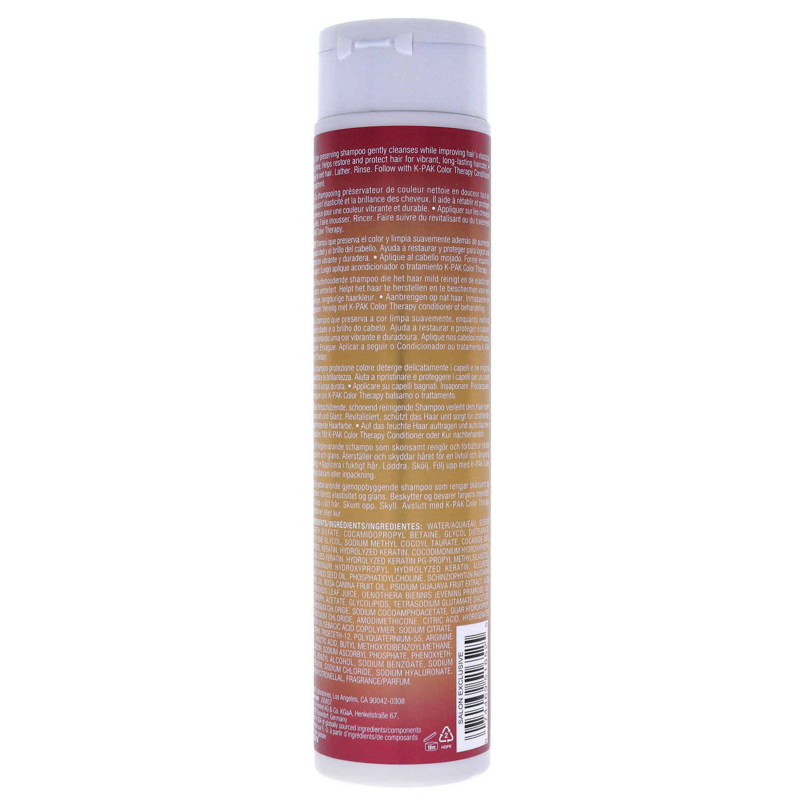 K-Pak Color Therapy Shampoo by Joico for Unisex - 10.1 oz Shampoo
