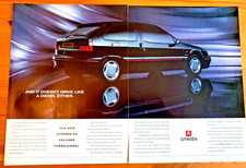 CITROEN ZX VOLCANE DIESEL - FRAMEABLE COLLECTIBLE ORIGINAL CLASSIC CAR ADVERT