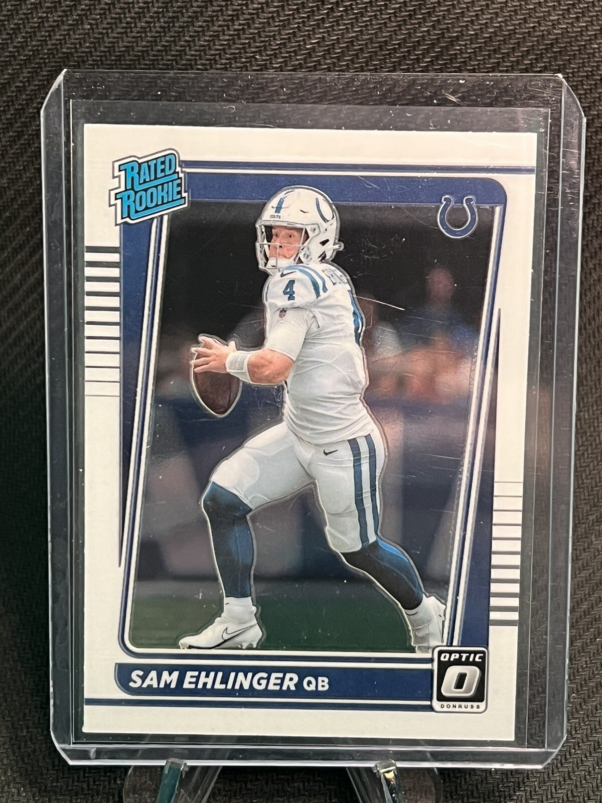 2021 Donruss Optic #246 Sam Ehlinger Rated Rookie