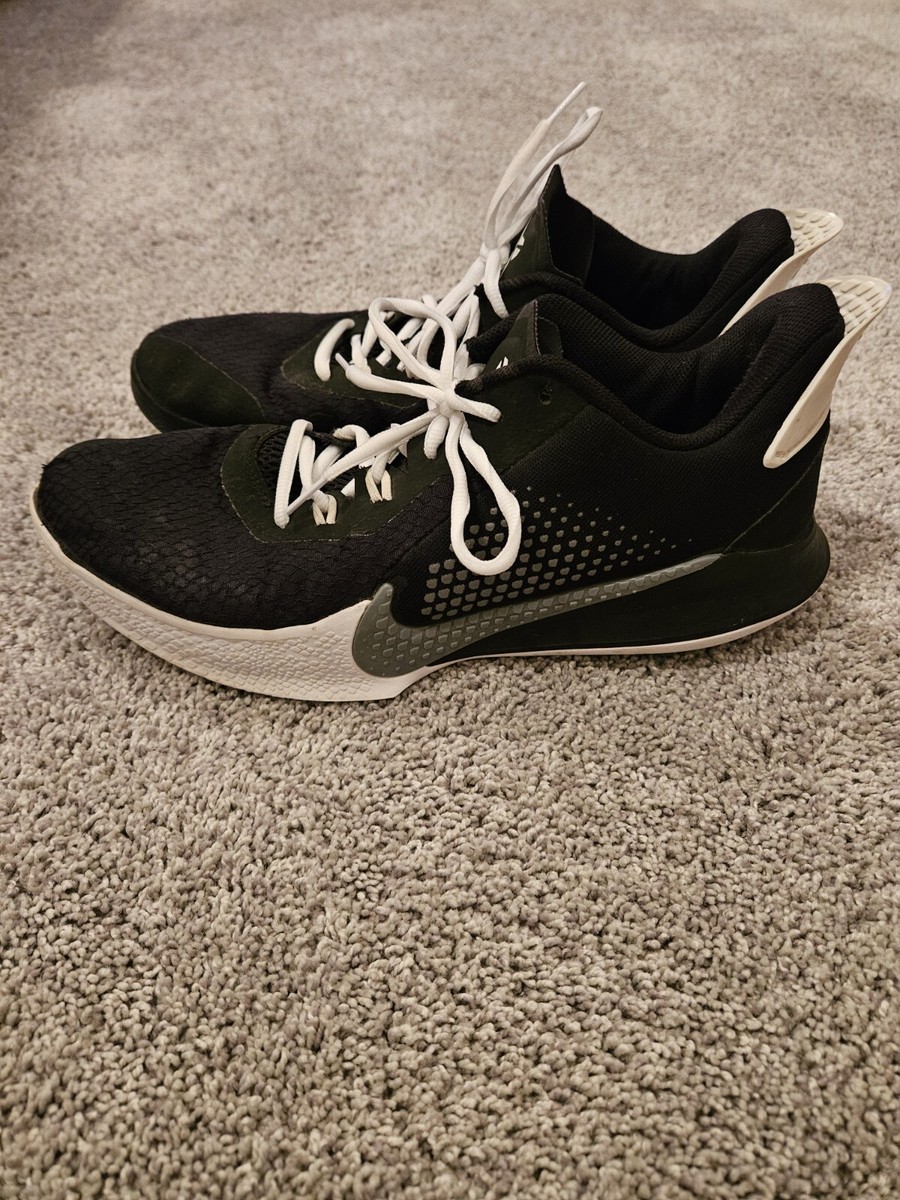 Nike Kobe Bryant Mamba Fury Sneakers Black White Smoke Grey Shoes Mens  Size 13