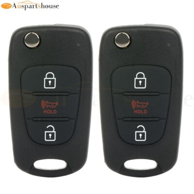 2x Remote Keyless Entry Car Key Fob For Kia Soul 2010-2013 NYOSEKSAM11ATX
