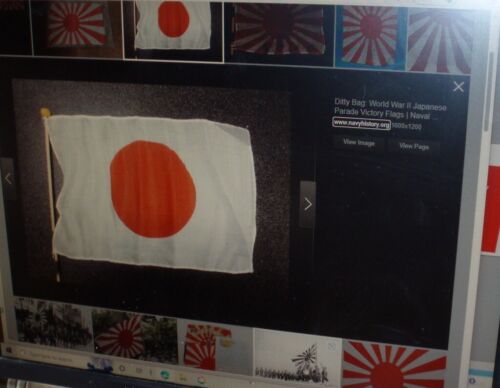 WORLD WAR 2 ANTIQUE JAPANESE VICTORY PARADE FLAG JAPAN MILITARY - Picture 3 of 24