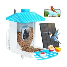 Osoeri Smart Bird Feeder with Camera, 1080P HD AI Identify Wild Bird Watching...