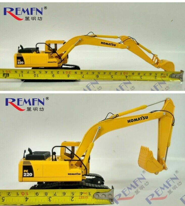 per l'escavatore idraulico Komatsu pc220-8 con le piste metalliche 1/43 MODELLO DIECAST FINITO AUTO TRUCK B