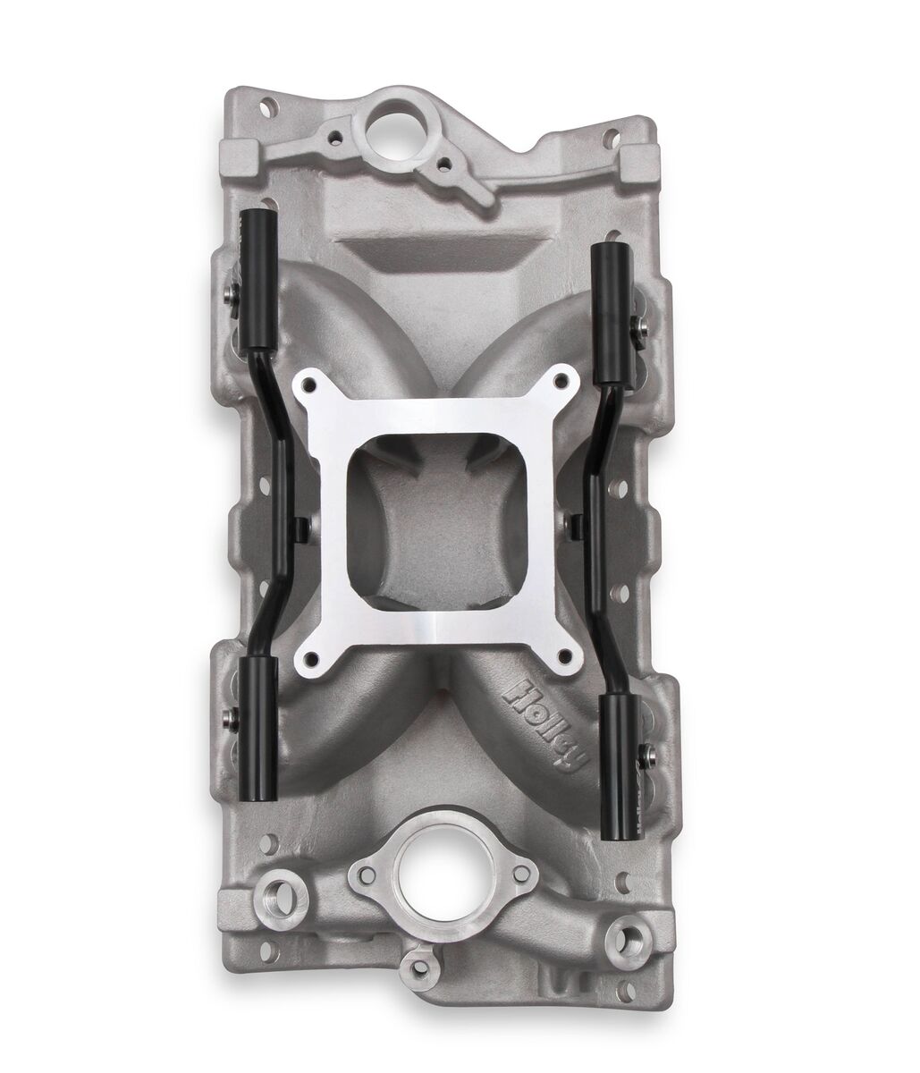 Holley SBC Single Plane Intake Manifold w/4150 Flange Holley SBC Single Plane Intake Manifold w/4150 Flange