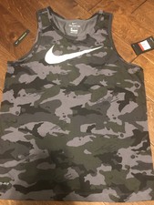 nike men's dry camo swoosh tank top